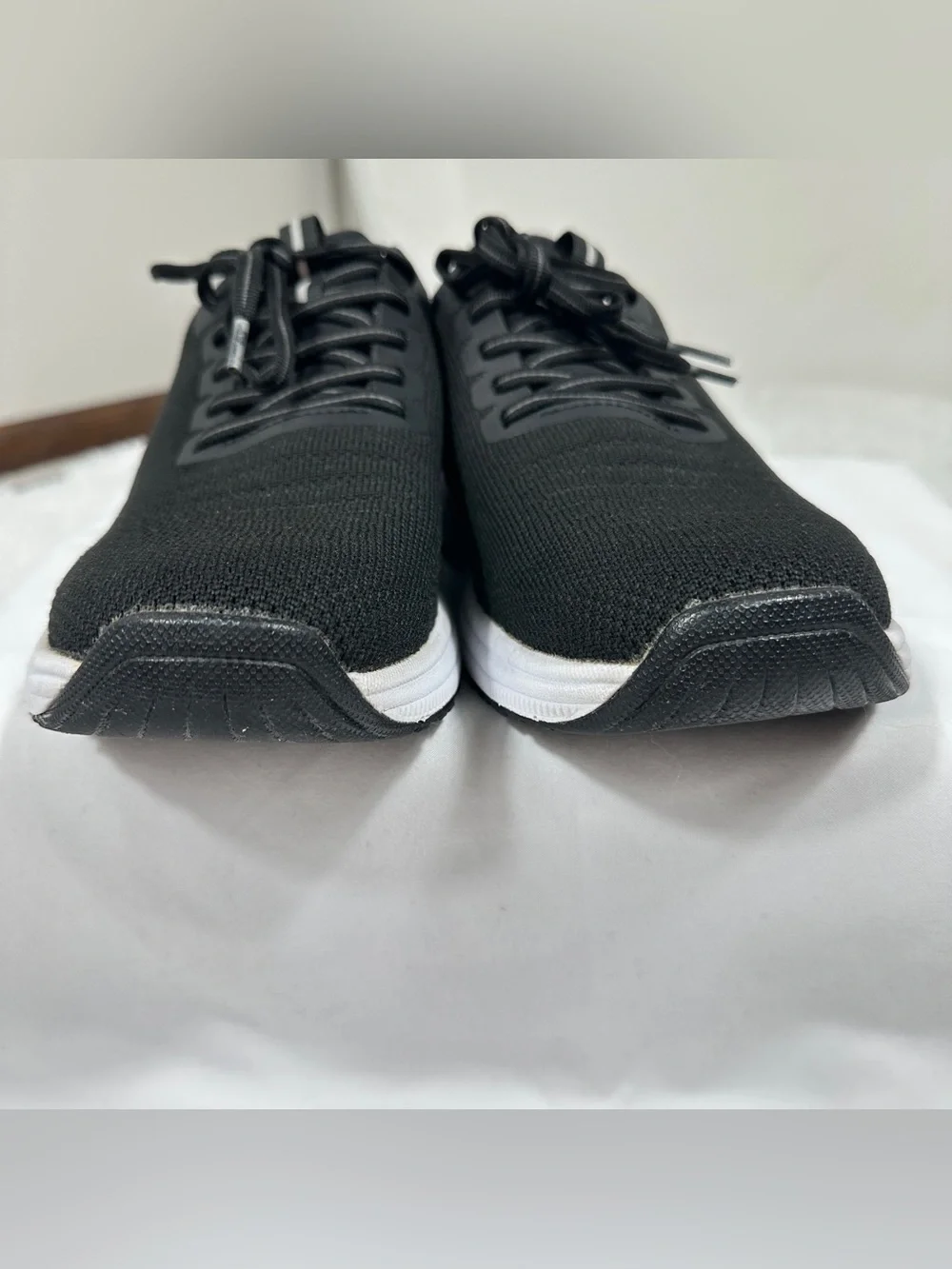 Orthofeet Kita Womens 8,5 Black Mesh Hands Free Comfort Walking Sneakers